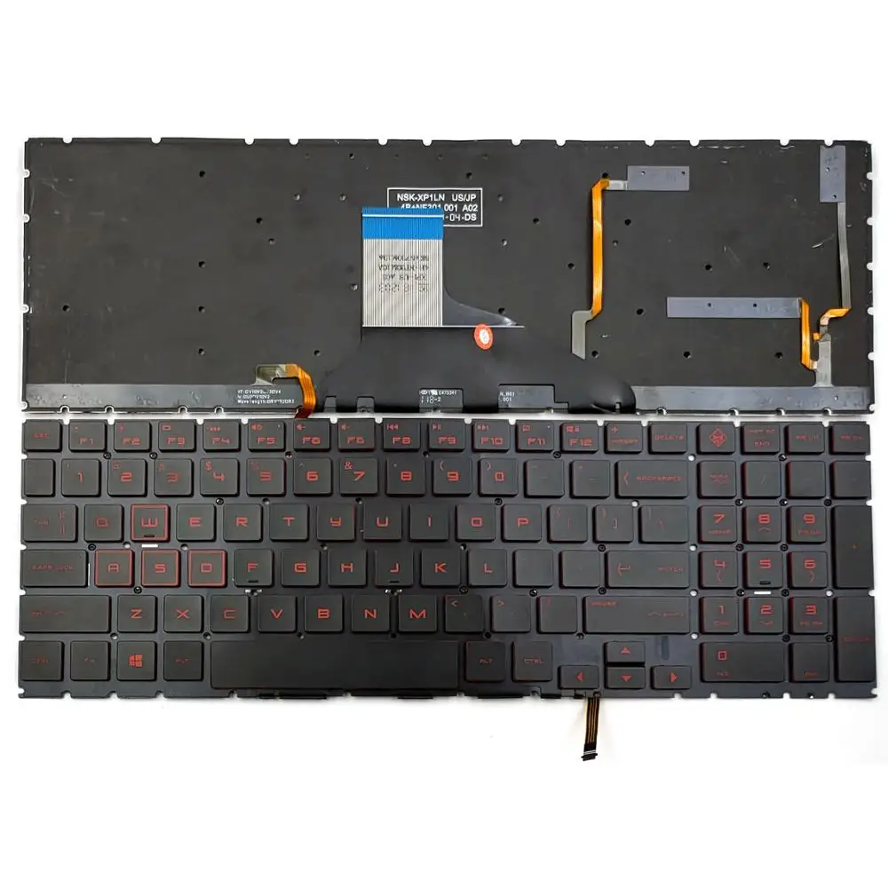 Клавиатура для ноутбука HP Omen 15 DC0000 DC0010CA DC0010NR DC0020CA DC0030CA DC0030NR DC0051NR с красной