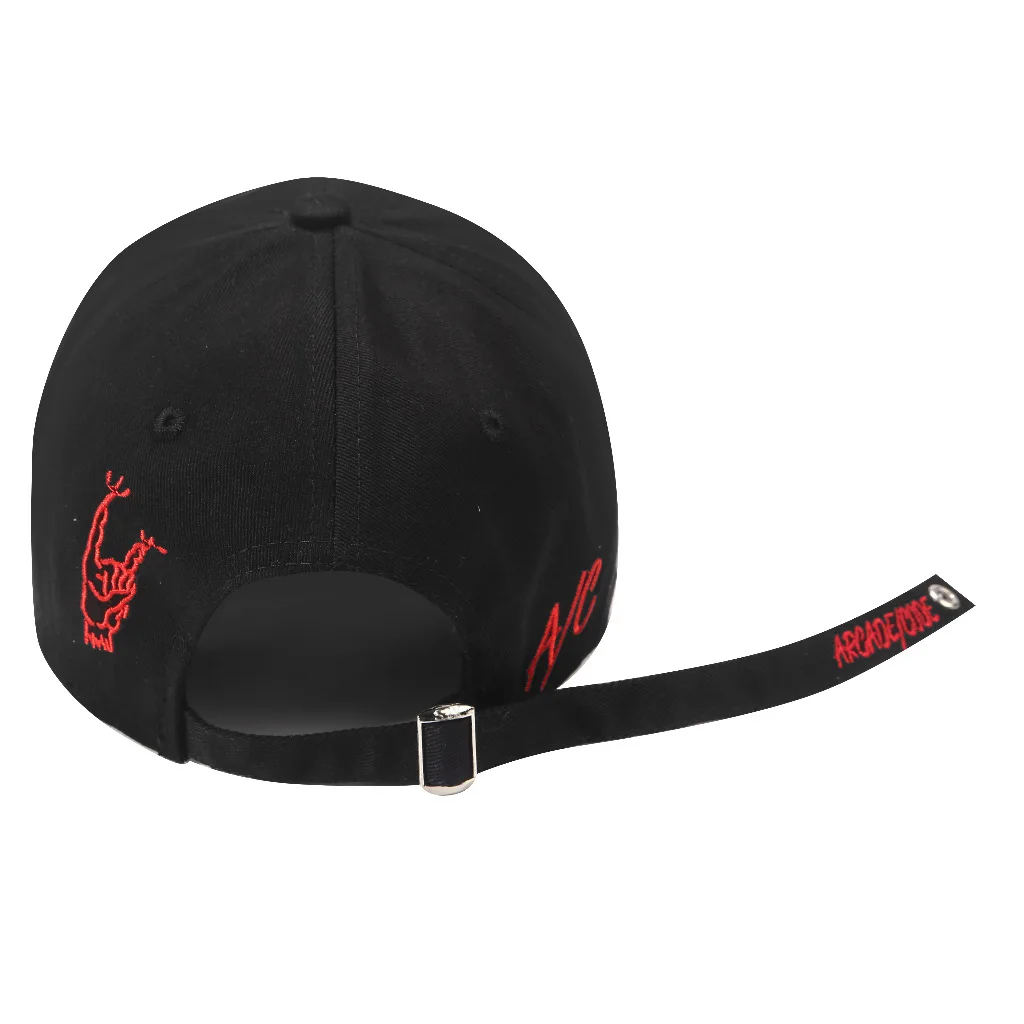 

Men&Women Fashion Long Belt Ribbon Black Baseball Caps 2021 Fashion Summer New Hip Hop Cap With Ring Snapback Hat Unisex Punk