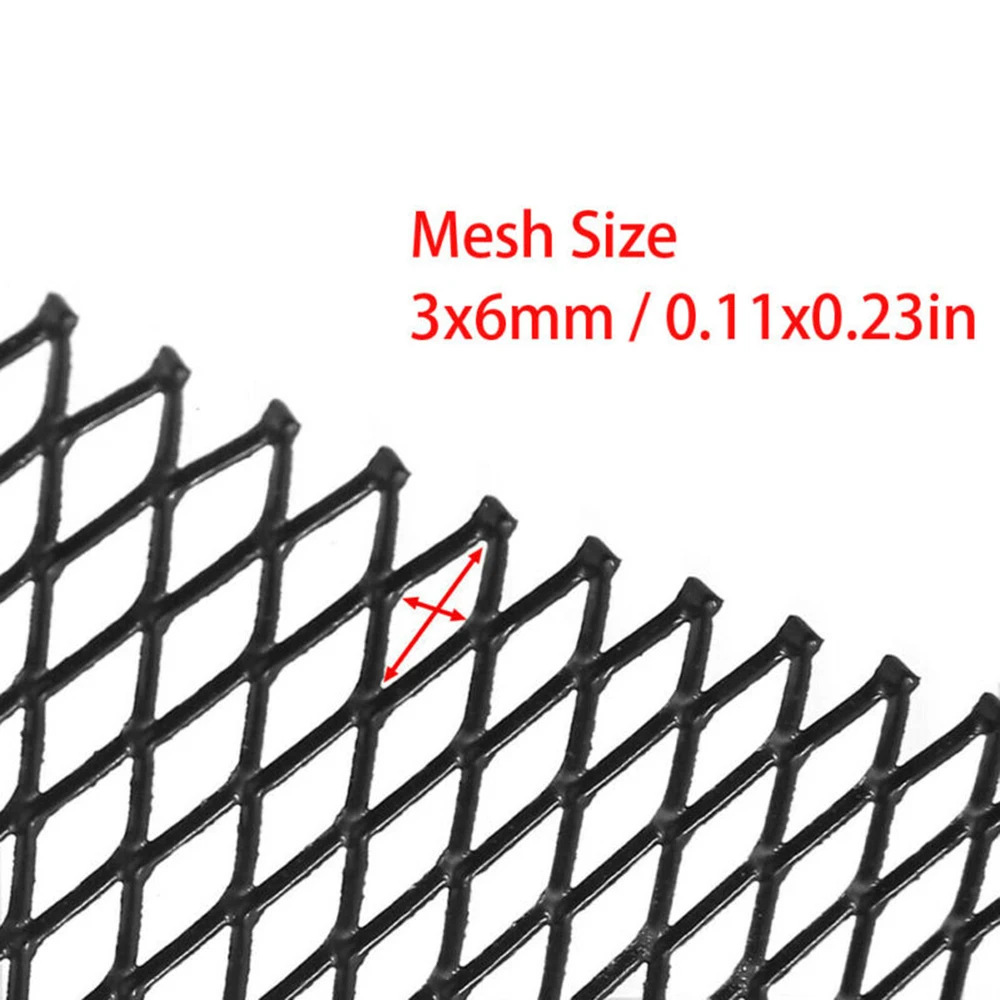 Универсальный автомобильный передний бампер ромбическая решетка сетка из