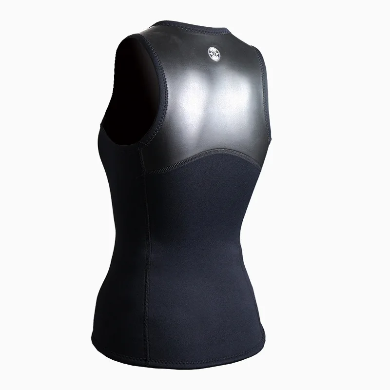 Женский неопреновый гидрокостюм 2 мм жилет на молнии формирователь тела топ