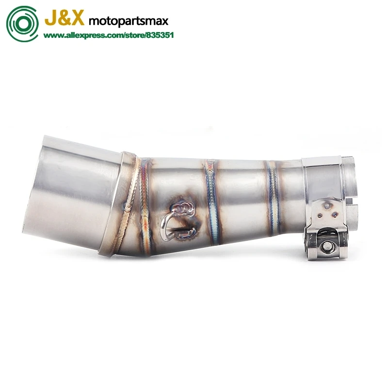 Средняя выхлопная труба мотоцикла для Kawasaki Z250 2008 2015 Ninja 300 2013 2016 250R 2012| |