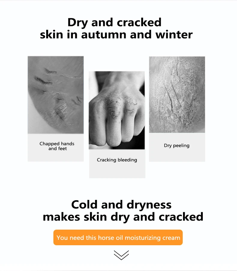 Horse Oil Hands And Feet Nourishing Care Cream  Winter Anti-crack Hand Cream Skin  Moisturizing Cream Skin Care Cream TSLM1