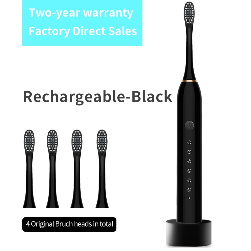 

Ultrasonic Tooth Cleaner Electric Toothbrush Kids Toothbrush Tooth Sonic Rechargeable Toothbrush Adult Electric Toothbrush