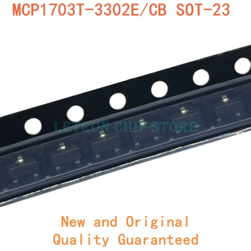 

50 шт. MCP1703T-3302E/сертификатом от сертификационной СОТ-23 MCP1703T 3,3 V SOT23 транзистор поверхностного монтажа Новый и оригинальный IC Чипсет