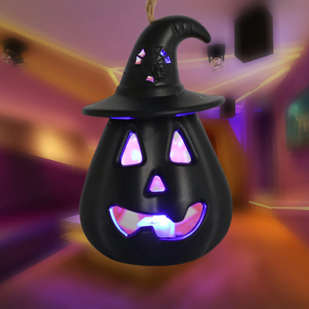 Светодиодный лампа-фонарик в виде тыквы призрака Хэллоуина страшный подвесной