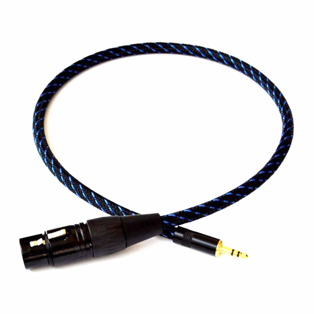 

Thouliess 3.5mm Male to 3 pin XLR Female/Male Audio Adapter Cable 5N 99.99% OFC copper HIFI XLR Audio Cable