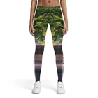 Леггинсы KYKU с деревом, женские дорожные леггинсы, брюки с пейзажем, женские леггинсы, штаны, повседневные, модные, забавные женские