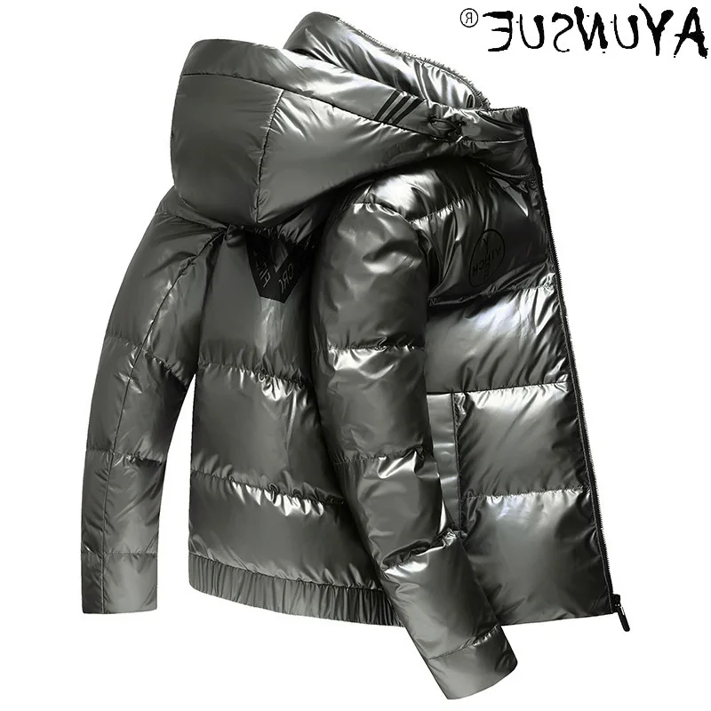 

Мужская зимняя куртка 20% на белом утином пуху, Мужская одежда, теплые мужские куртки, модное осеннее пальто, мужская куртка LXR626