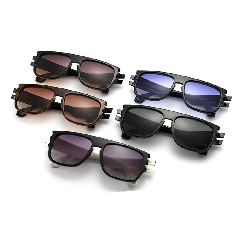 

Fashion Vintage Flat Top Square Sunglasses Women Men 2020 Luxury Brand Metal Gradient Sun Glasses UV400 Shades gafas de sol