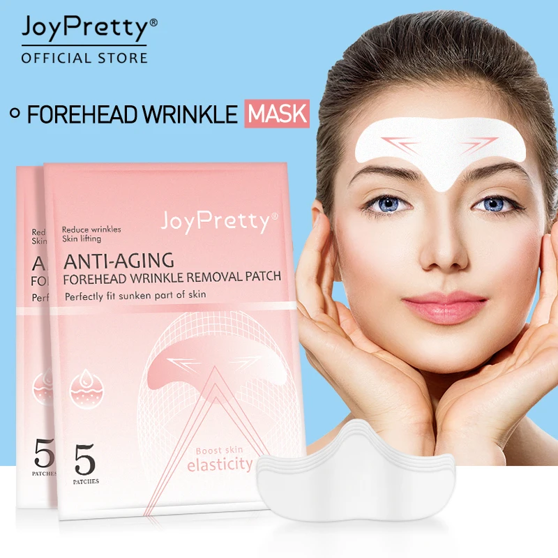 

5 шт., Антивозрастные наклейки для удаления морщин на лбу