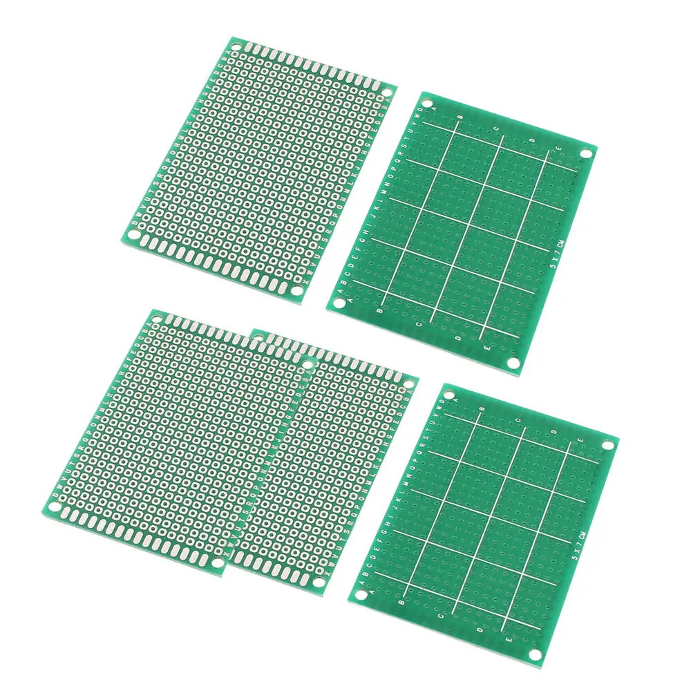 20 шт./лот 5x7 4x6 3x7 2x8 см на одной стороне прототип печатной платы PCB 5*7 4*6 3*7 2*8 универсальная плата PCB пластина для пайки