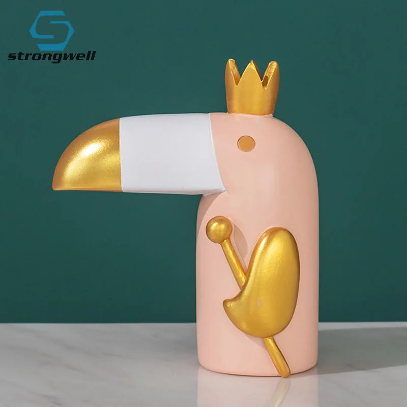 Strongwell Скандинавская розовая токанская абстрактная скульптура статуэтка короны