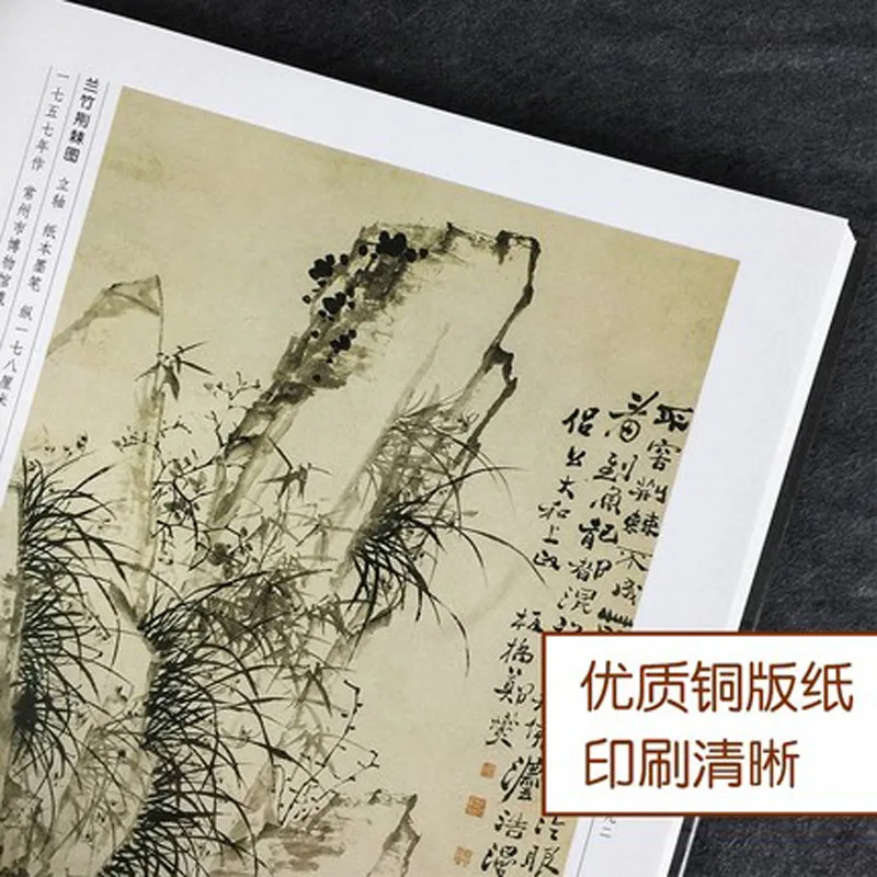 Goedkoop 2 Stks/set Chinese Schilderkunst Boek Album Van Zheng Banqia Bamboe Orchidee Meester Borstel Inktkunst
