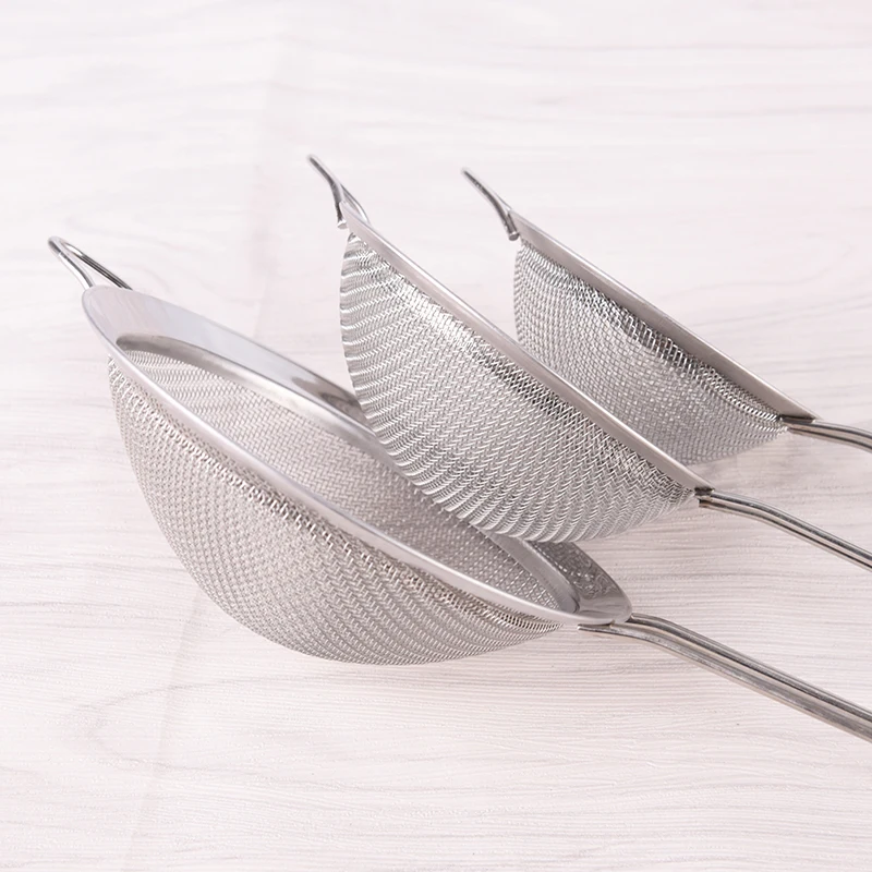 7 размеров сито для муки решето дуршлаги DIY кухонные инструменты нержавеющая