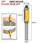 Фреза карбидная прямая с хвостовиком 8 мм, 1 шт.