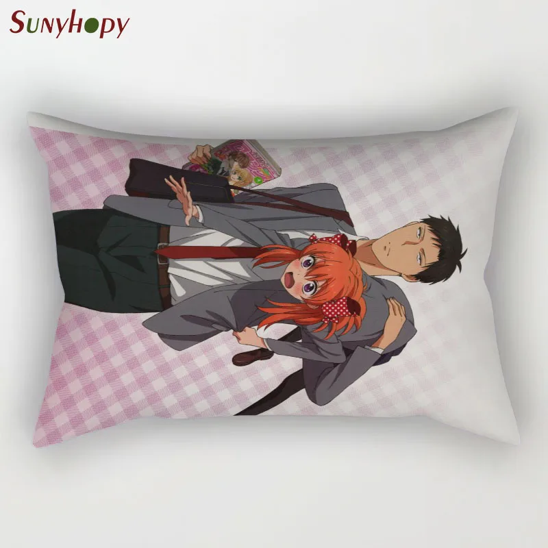 Популярный Стиль геккан Shoujo Nozaki-Kun Custom Цифровая печатная Подушка полиэфирная
