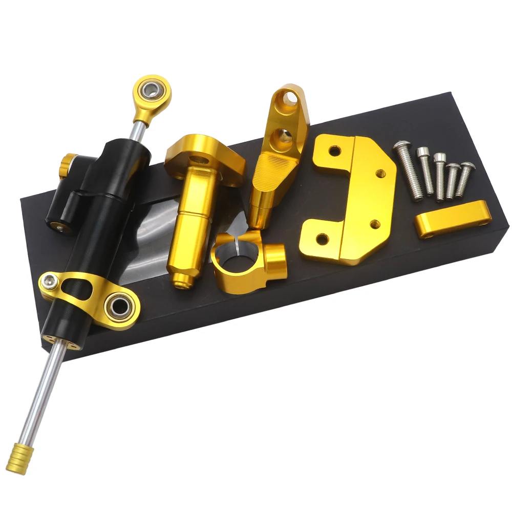 CNC Алюминиевые Регулируемые мотоциклы рулевая стабилизация демпфер Кронштейн