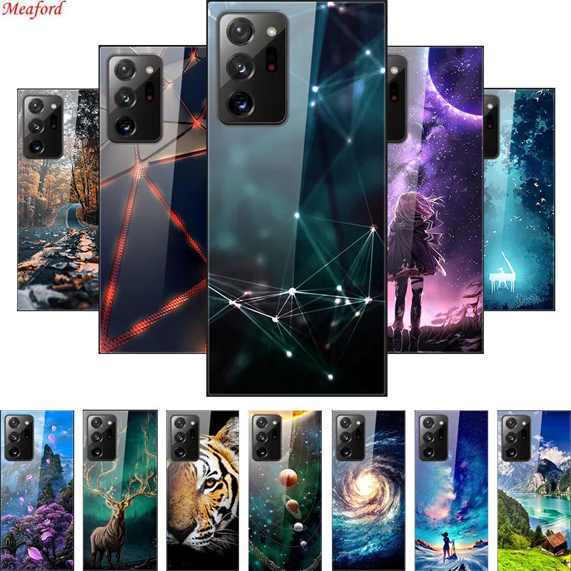 

Glass Case For Samsung Galaxy S21 Note 20 Ultra Case Tempered Glass Back Cover For Samsung Note 20 S21 Ultra Case S21 S 21 Case