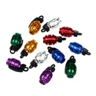 6 цветов велосипедные аксессуары для велосипеда MTB BMX Moto цветные яркие колпачки клапанов из сплава пылезащитные Чехлы для велосипедных автомобильных шин