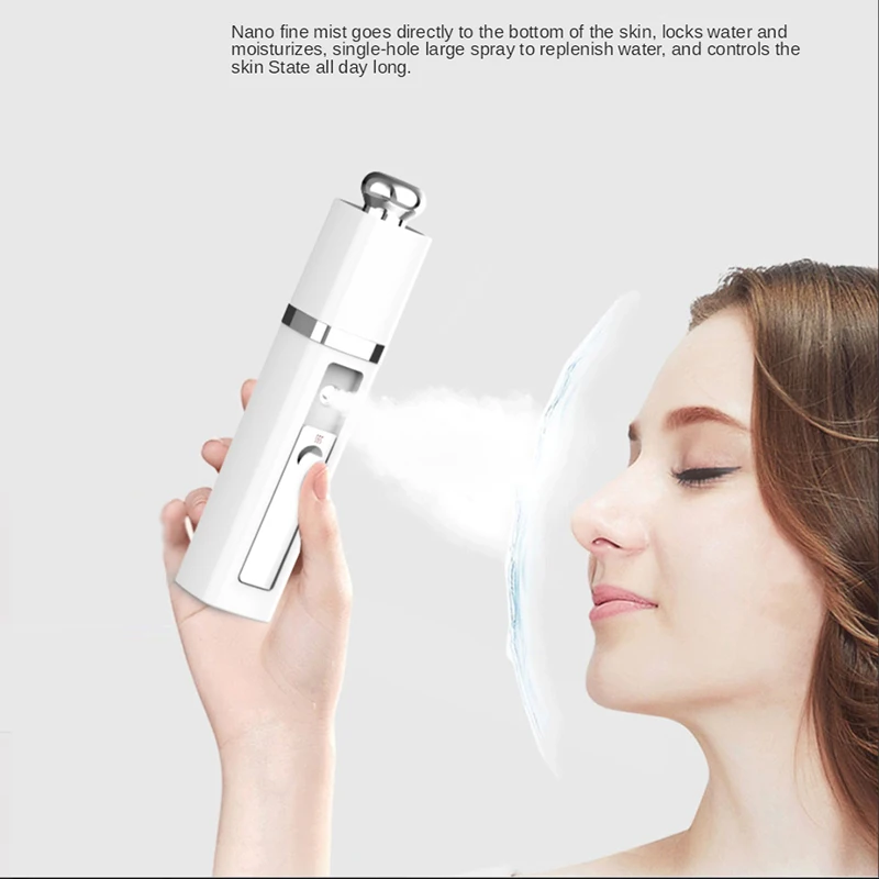 

30ml single orifice mist sprayer steamer air humidifier nano mist facial sprayer face moisturizing mist sprayer steamer