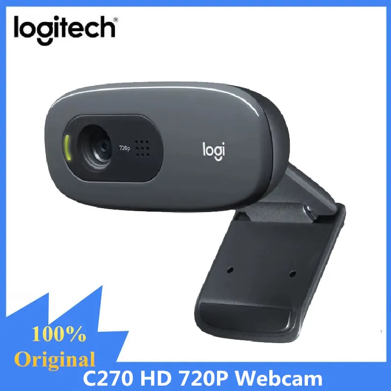 Веб-камера Logitech C270 IPTV HD 720P веб-камера со встроенным микрофоном компьютерная USB2.0