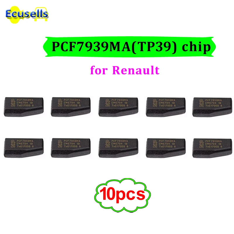 10 шт./лот оригинальный PCF7939MA (TP39) чистый Автомобильный ключ карбоновый