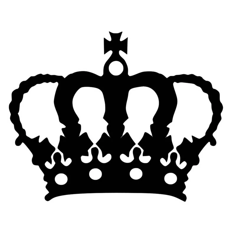 

Funny Cross Core Crown Personality Car Sticker Automobiles Motorcycles Exterior Accessories Vinyl Decals for Toyota Honda Vw Bmw