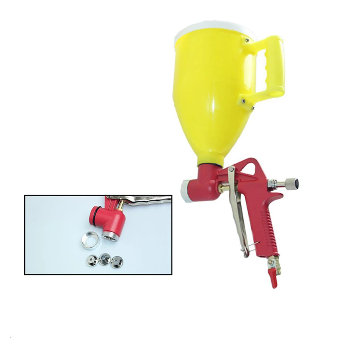 Новейшая модель 3L воздуха Краски пистолет распылитель желтый пневматический
