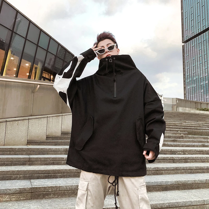 Anorak мужские уличные куртки больших размеров Мужская хип хоп ветровка одежда в