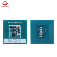 3 pieces universal version 60k compatible 330 3111 drum chip apply to dell 7330dn laser printer cartridge