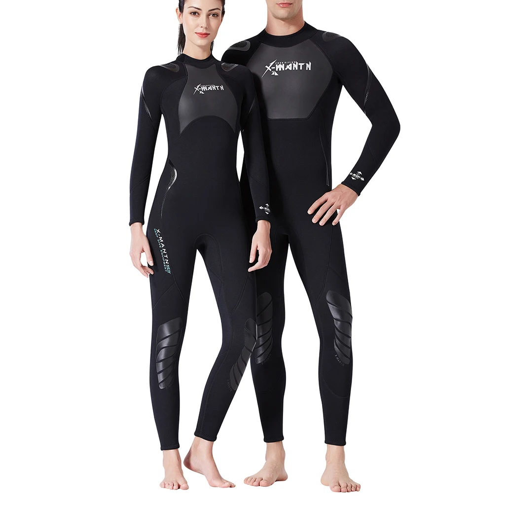3mm Neoprene Wetsuit, Women Full Suit Scuba Diving Surfing Swimming Thermal Swimsuit Rash Guard - Various Sizes