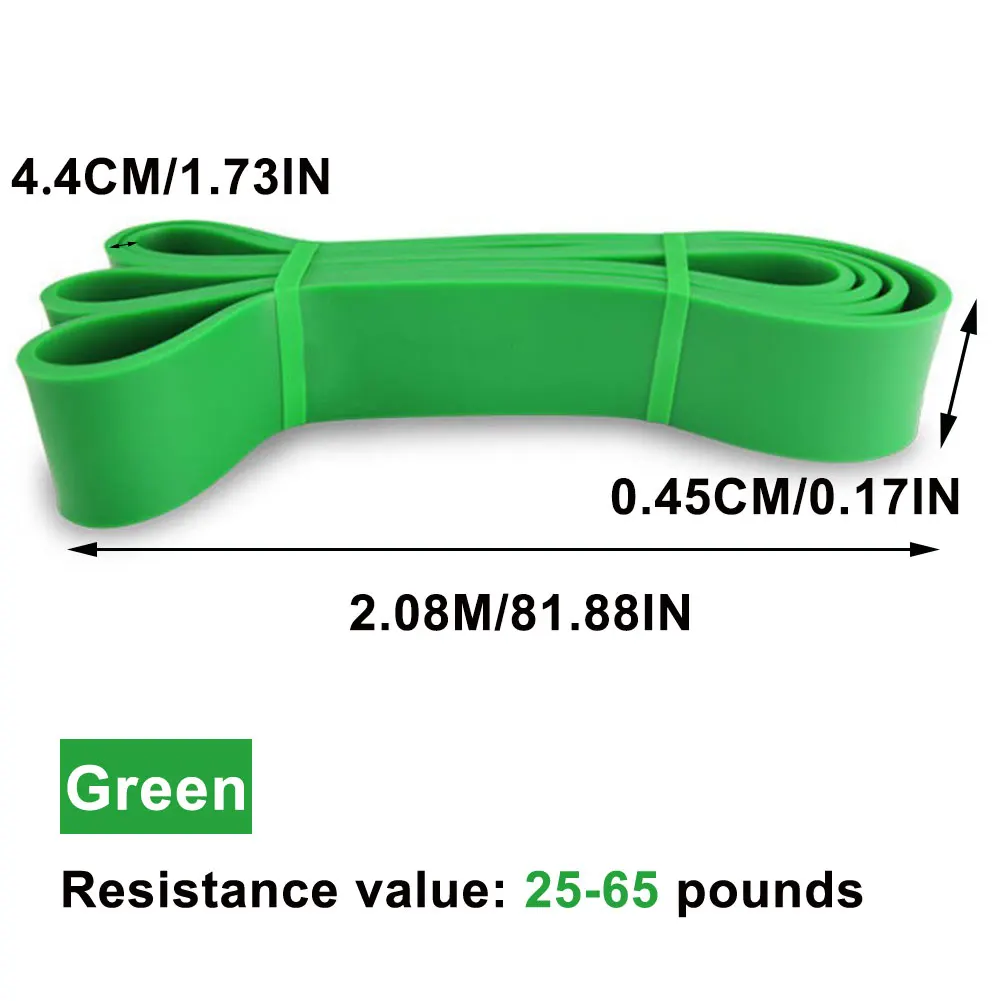 

Fitness Rubber Bands Resistance Band Unisex 2080mm Yoga Elastic Bands Loop Expander for Exercise Sports Equipment
