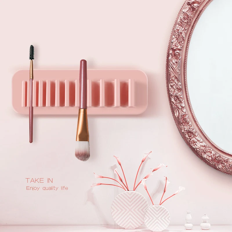 Силиконовые кисти для макияжа стеллаж хранения Организатор Автоматическая