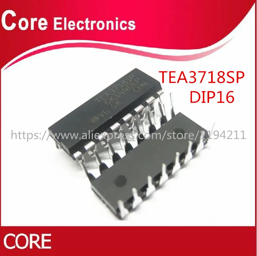 10 шт. TEA3718SP TEA3718 3718 DIP-16 IC | Электронные компоненты и принадлежности