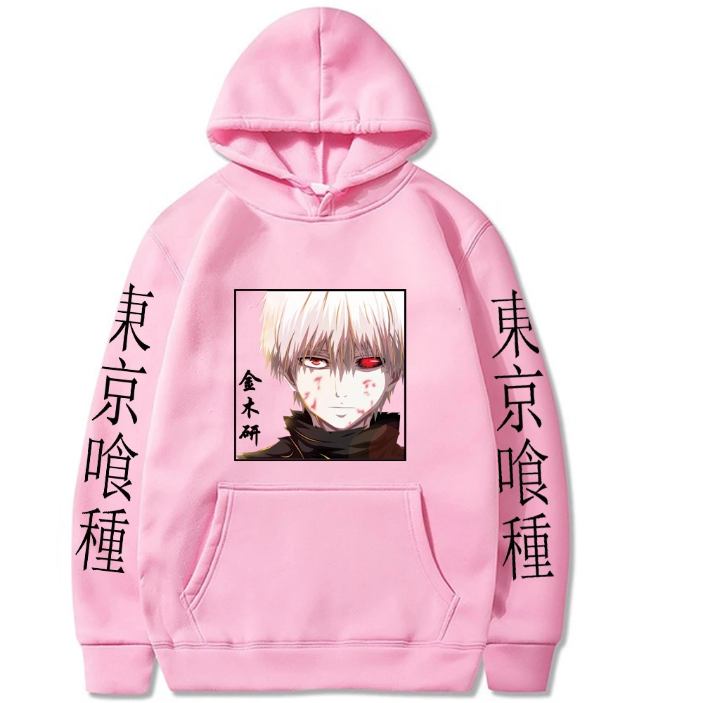 

Anime Tokyo Ghoul Pullovers Tops Long Sleeves Hoodie Male Cloth Autumn Hooded Clothes Women Hoodies Mens Clothes Plus Size