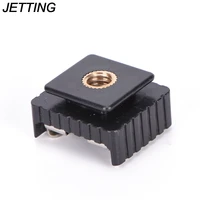 jetting light stand tripod camera metal flash hot shoe mount adapter to 14 screw thread camera accessories for studio hot sale