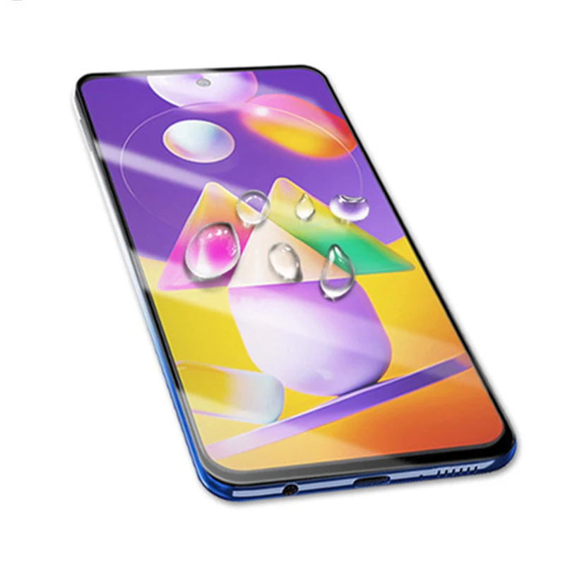 2 шт Полное покрытие закаленное стекло для Samsung Galaxy M31S защита экрана 9H Защитная