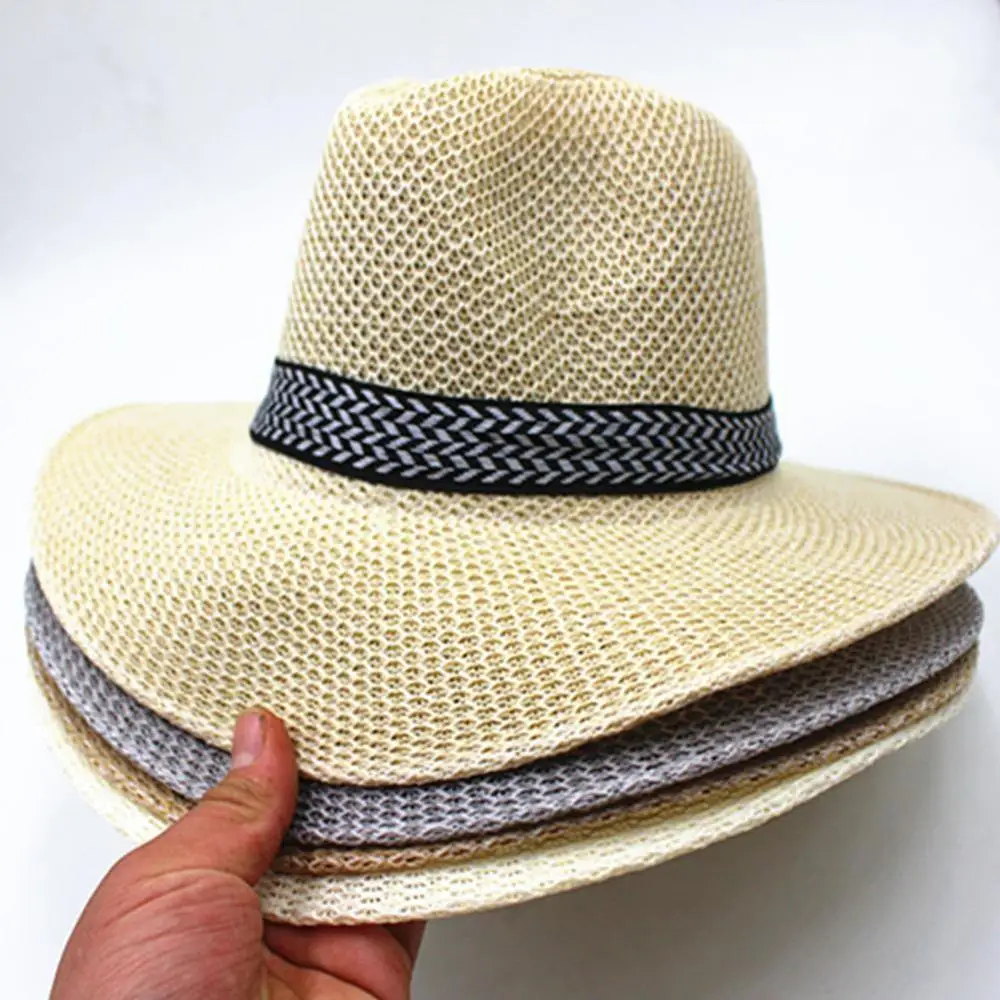 5 цветов мужская шляпа с широкими полями джаз кепка для путешествий Пляжная