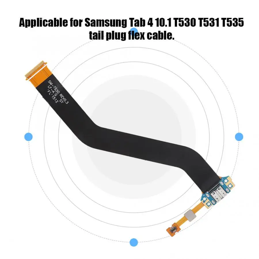 USB коннектор для зарядки порт гибкий кабель Samsung Tab 4 10 1 T530 T531 T535 кабель|Шлейфы| |