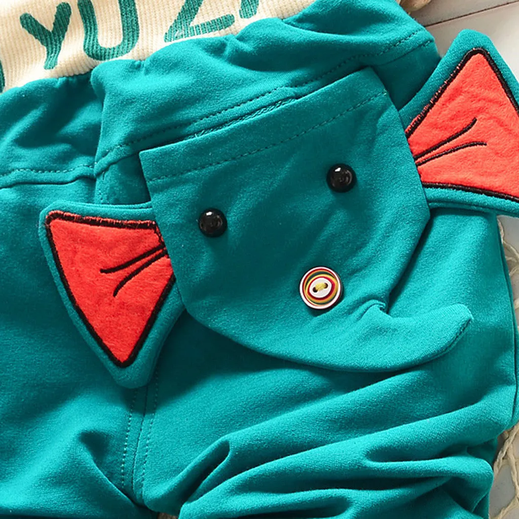 Детские штаны с мультяшным слоном милые зимние защитой от комаров для маленьких