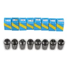 Набор цанг 8 шт.лот ER16 3-10 мм, пружинные зажимы для фрезерного станка с ЧПУ, гравировального токарного станка