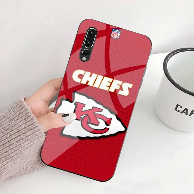 

Kansas City Chiefs Phone Case Tempered Glass For Huawei P9 10 Plus 20 Pro Mate9 10 20 20pro Honor7A 8X 9 10 Nova3i 5