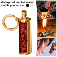 fire starter fiery matche permanent keychain lighter endless unusual tourist waterproof kerosene camping outdoor survival tool