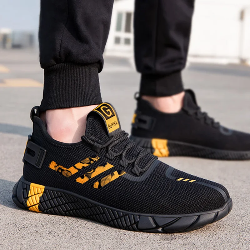 

Men Shoes Safety Boots Steel Toe Cap Work Boots Men Working Sneakers Men Boots Anti-puncture Security Boots Men Industrial Shoes