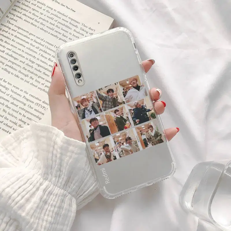 

stray kids Boy group kpop Phone Case Transparent for xiaomi Redmi note cc K 30 10 20 8 9 8 S E T X PRO
