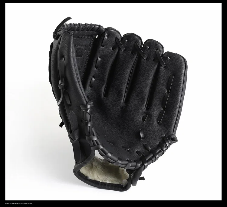 

Men Baseball Training Glove Kids Leather Baseball Practice Baseball Glove Catcher Youth Softball Beisbolera Sportswear BJ50ST