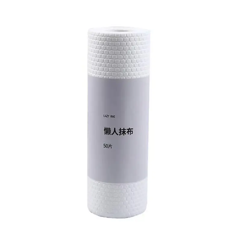 Моющиеся ленивые тряпки кухонная Влажная и химчистка обезжиривающая бумага