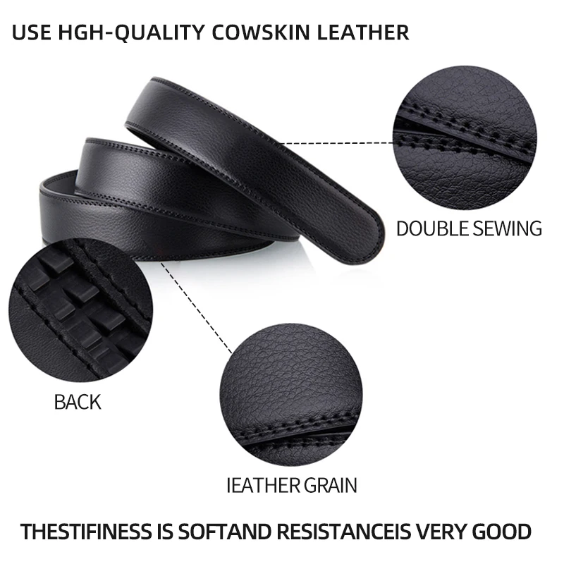 

HJones New Brand Leather Belt for Business Man Unique Style Genuine Luxury Belt Design High Quality Adjustable for Man HJ0283