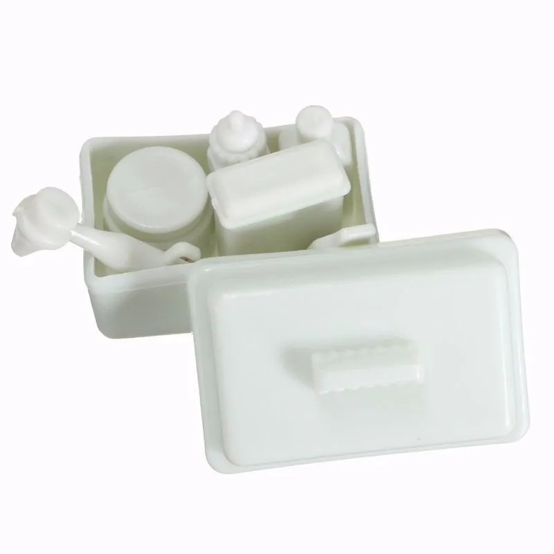 Женская пластиковая мини-коробка для имитации лекарств милая докторская игрушка