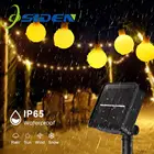 Светодиодная гирлянда на солнечной батарее, рождественское уличное украшение для свадьбы, сада вечерние, 7 м, 50 светодиодов